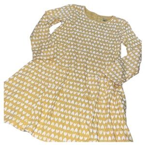 Girls Size 6 Jumping Beans Yellow Heart Dress